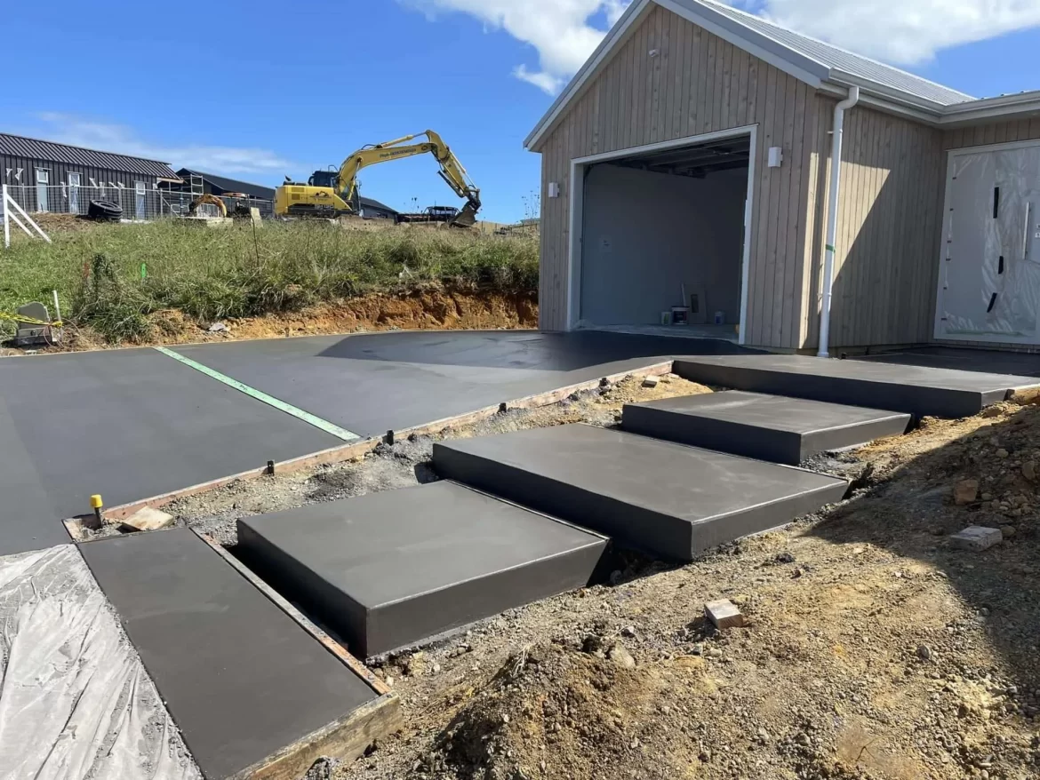 Concrete Patio Creations Transform Backyards Into Comfortable Relaxed Gathering Areas